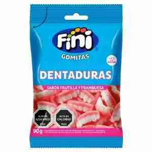 Gomitas Fini Dentaduras Frutilla y Frambuesa 90gr