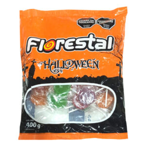 Caramelos paleta Florestal halloween frutales 400gr