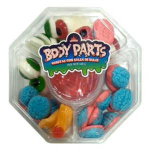 Gomitas Body Parts con salsa dulce 340gr