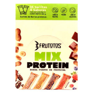 Barra proteína Frutotos Mix Protein display 16 uds