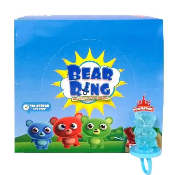 Caramelos Bear Ring display 20 uds