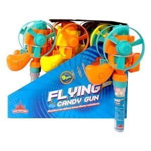 Caramelos Flying Candy Gun display 9 uds