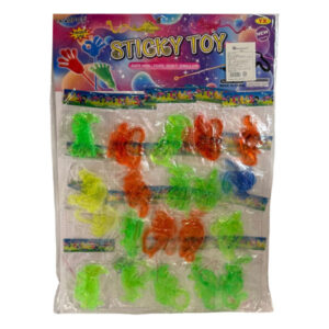 Pegalocos animales Sticky Toy set 10 uds