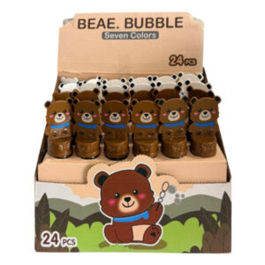 Varita burbujas Bear Bubble display 24 uds