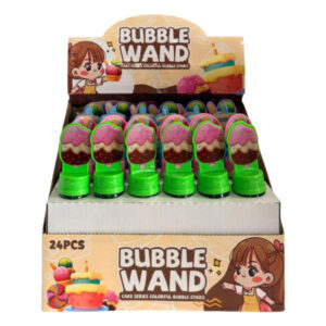 Varita burbujas Bubble wand Cake series display 24 uds