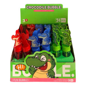Varita burbujas Crocodile Bubble display 24 uds