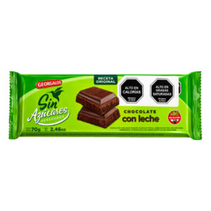 Chocolate con leche Georgalos Sin Azúcares 70gr