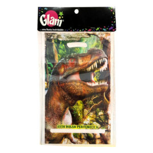 Bolsa sorpresa Glam dinosaurio 6 uds