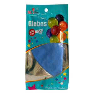Globo piñata látex Belina azul claro 100cm