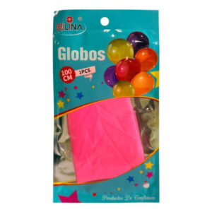 Globo piñata látex Belina fucsia 100cm