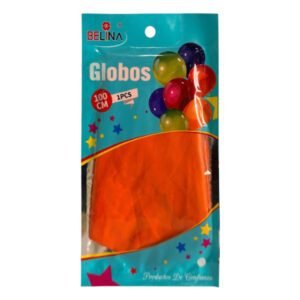 Globo piñata látex Belina naranjo 100cm