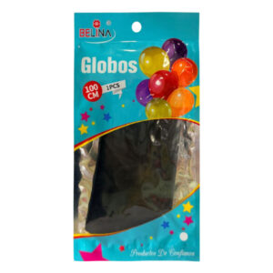 Globo piñata látex Belina negro 100cm