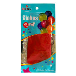 Globo piñata látex Belina rojo 100cm