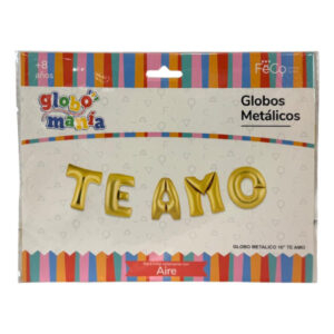 Globo metálico Feco Festivity “Te Amo” 16″
