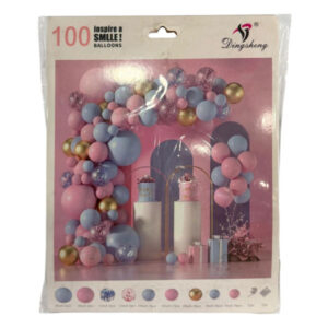 Globo Glam Inspire a Smile! set 100 piezas