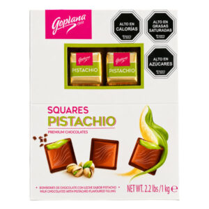 Bombones Squares Pistachio 1 Kg