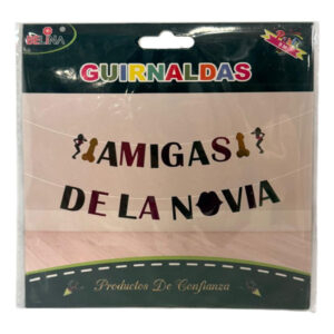 Guirnalda Belina “Amigas de la novia” despedida de soltera
