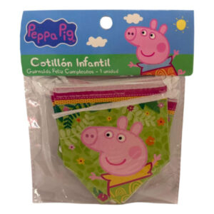 Guirnalda Glam “Feliz Cumpleaños” Peppa Pig