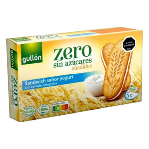 Galletas zero Gullón sandwich sabor yogurt 220gr