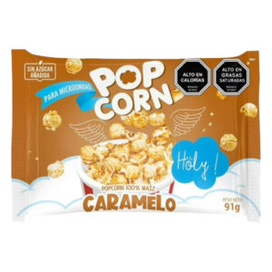 Popcorn para microondas Holy caramelo 91gr