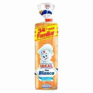 Pan de molde blanco Ideal XL 752gr