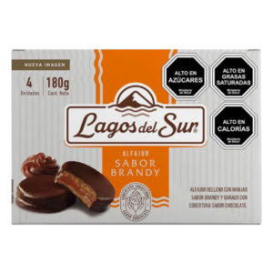 Alfajor Lagos del Sur Brandy display 4 uds