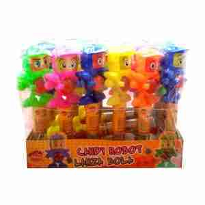 Caramelos Candy Robot Lanza Bola display 20 uds