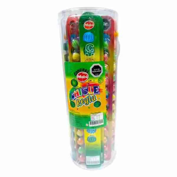 Chicle Regla Mabú sabores surtidos 24 uds
