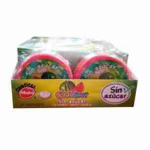 Caramelos Cool Sour Sandía sin azúcar display 24 uds