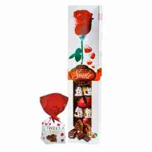 Bombón Caja Sweet Smile de regalo Rosa 12uds