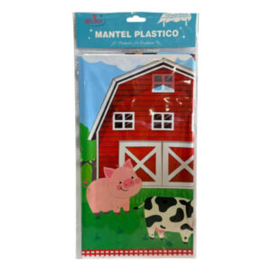 Mantel plástico Belina animales de granja 137x183cm