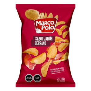 Papas fritas Marco Polo jamón serrano 180gr