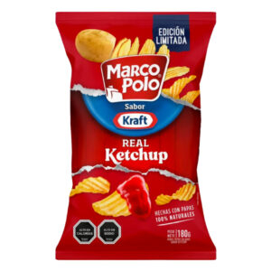 Papas fritas Marco Polo Kraft ketchup 180gr