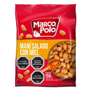 Maní salado con miel Marco Polo 150gr