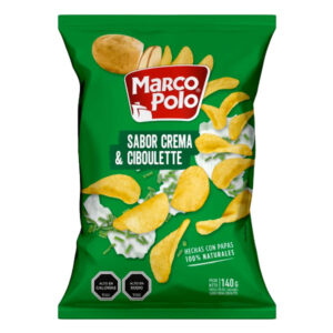 Papas fritas Marco Polo crema & ciboulette 140gr