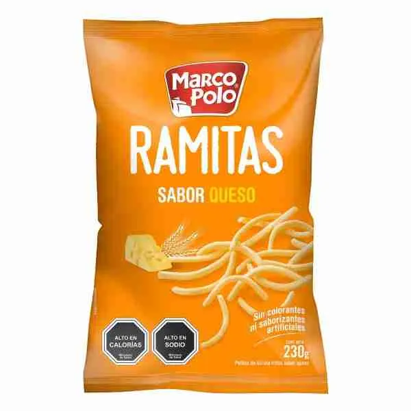 Ramitas sabor queso Marco Polo 230gr