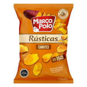 Papas fritas Marco Polo Rústicas camotes 150gr