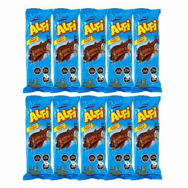 Alfajores Alfi 60gr malla 10 uds