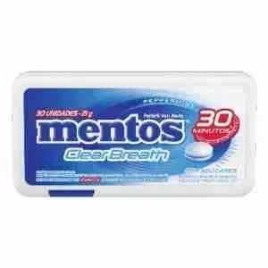 Caramelos Mentos clearbreath peppermint 25 uds