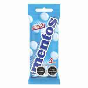 Caramelos Mentos menta 3 rollos