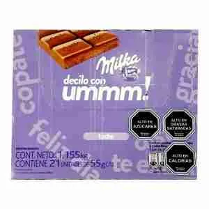 Chocolate Milka leche display 21 uds