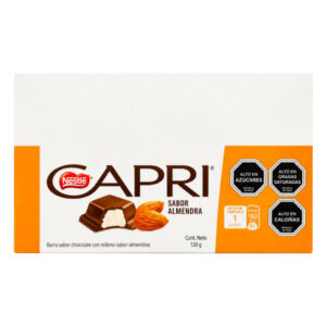 Chocolate Capri Almendra 30gr display 24 uds