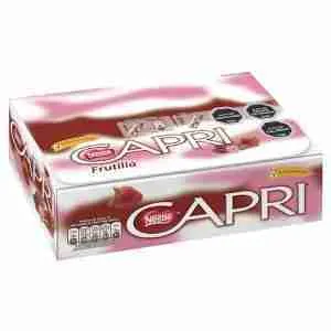 Chocolate Capri Frutilla 30gr display 24 uds