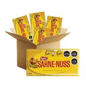 Chocolate Sahne-Nuss 250gr caja 21 uds