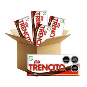 Chocolate Trencito 80gr caja 21 uds