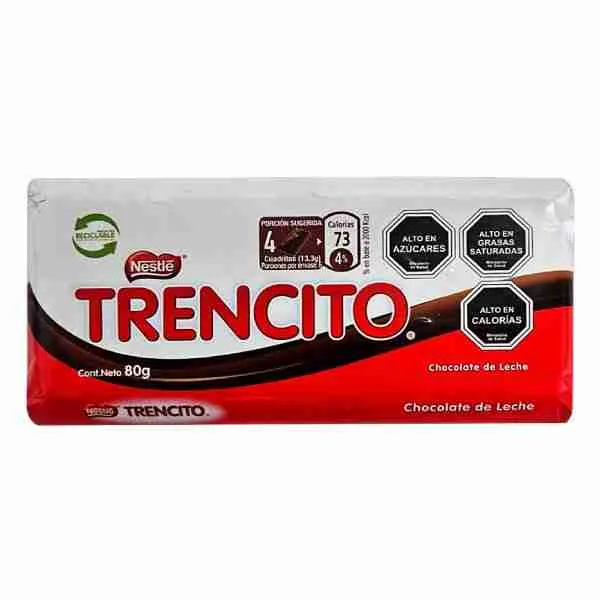 Chocolate Trencito barra 80gr