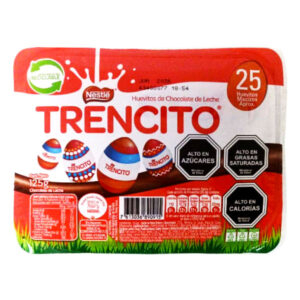 Huevitos de chocolate Trencito bandeja 25 uds