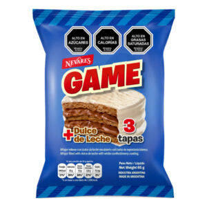 Alfajor Game blanco 60gr caja 24 uds