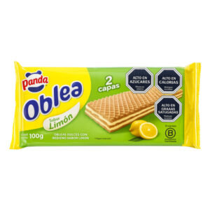 Galleta obleas Panda limón 100gr