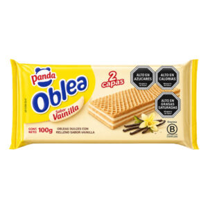 Galleta obleas Panda vainilla 100gr